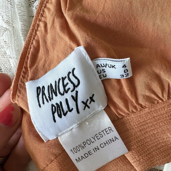 Princess Polly Open Back Shirt - Picture 3 of 4